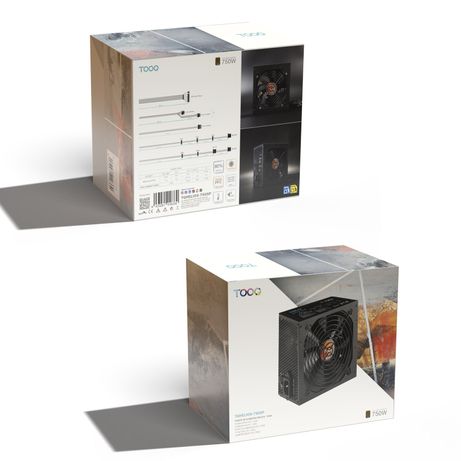Fuente Alimentación 750W TOOQ Fuente de alimentación ATX 750W APFC 80Plus Bronze 80 PLUS Bronze Negro - Imagen 10 de 10 Fuente Alimentación 750W TOOQ Fuente de alimentación ATX 750W APFC 80Plus Bronze 80 PLUS Bronze Negro - Imagen 10 de 10
