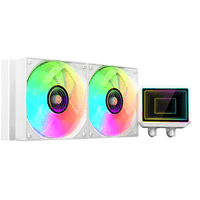 Miniatura 1 de SISTEMA DE REFRIGERACION LIQUIDA MARS GAMING ML-TWO240W 2x120mm ARGB 450W TDP COLOR BLANCO