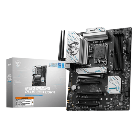 MSI Intel B760 GAMING PLUS WIFI DDR4 LGA 1700 - Imagen 1 de 6 MSI Intel B760 GAMING PLUS WIFI DDR4 LGA 1700 - Imagen 1 de 6
