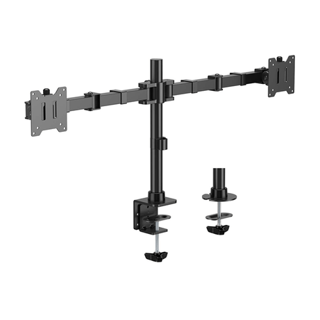 AISENS Soporte de Mesa Eco Giratorio e Inclinable para Monitor TV 20kg 3 Pivotes 2 Brazos de 17 35 Negro - Imagen 1 de 8 AISENS Soporte de Mesa Eco Giratorio e Inclinable para Monitor TV 20kg 3 Pivotes 2 Brazos de 17 35 Negro - Imagen 1 de 8