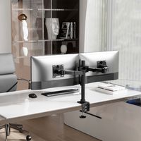 Miniatura 5 de AISENS Soporte de Mesa Eco Giratorio e Inclinable para Monitor TV 20kg  3 Pivotes  2 Brazos  de 17  35   Negro