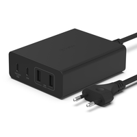 Miniatura 1 de CARGADOR USB-C BELKIN 108W WCH010VFBK 2XUSB-C 2XUSB-A GAN BOOST CHARGE NEGRO