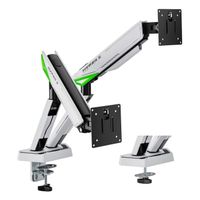 Miniatura 2 de AISENS DT38TSR 345 soporte para monitor 96 5 cm  38   Escritorio Negro  Blanco