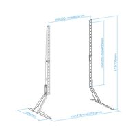 Miniatura 3 de Tooq DB2375F-B Soporte mesa pantallas 23-75