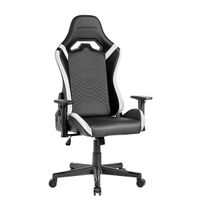 Miniatura 3 de SILLA GAMER MARS GAMING MGCPROBW NEGRA CON DETALLE BLANCOS BRAZOS REGULABLES EN ALTURA RECLINABLE 135º COJINES ERGONOMICOS SOFT-TOUCH RUEDAS XL