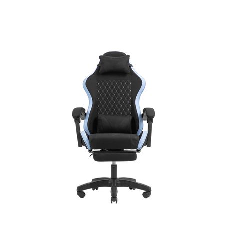 SILLA GAMER MARS GAMING MGCXFGRBL NEGRA Y AZUL RECLINABLE REPOSABRAZOS AJUSTABLE REPOSAPIES COJINES - Imagen 2 de 13 SILLA GAMER MARS GAMING MGCXFGRBL NEGRA Y AZUL RECLINABLE REPOSABRAZOS AJUSTABLE REPOSAPIES COJINES - Imagen 2 de 13