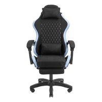 Miniatura 3 de SILLA GAMER MARS GAMING MGCXFGRBL NEGRA Y AZUL RECLINABLE REPOSABRAZOS AJUSTABLE REPOSAPIES COJINES