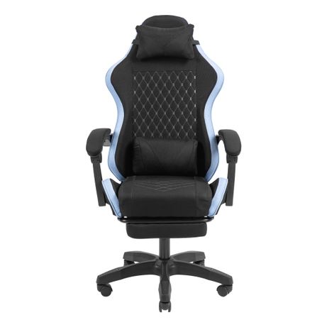 SILLA GAMER MARS GAMING MGCXFGRBL NEGRA Y AZUL RECLINABLE REPOSABRAZOS AJUSTABLE REPOSAPIES COJINES - Imagen 3 de 13 SILLA GAMER MARS GAMING MGCXFGRBL NEGRA Y AZUL RECLINABLE REPOSABRAZOS AJUSTABLE REPOSAPIES COJINES - Imagen 3 de 13