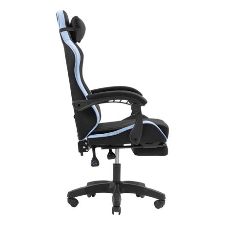 SILLA GAMER MARS GAMING MGCXFGRBL NEGRA Y AZUL RECLINABLE REPOSABRAZOS AJUSTABLE REPOSAPIES COJINES - Imagen 9 de 13 SILLA GAMER MARS GAMING MGCXFGRBL NEGRA Y AZUL RECLINABLE REPOSABRAZOS AJUSTABLE REPOSAPIES COJINES - Imagen 9 de 13