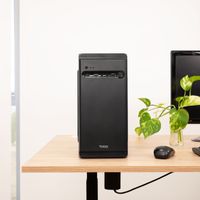 Miniatura 4 de TOOQ  Caja Minitorre Micro-ATX “DODEKA ULTRA” Negra  Negro Incluye Fuente