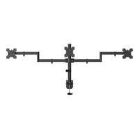 Miniatura 3 de AISENS Soporte de mesa eco giratorio e inclinable para 3 monitores 10kg  3 Pivotes  2 Brazos  de 13 27  Negro