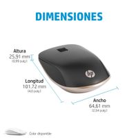 Miniatura 9 de RATON HP 410 SLIM PLATEADO INALAMBRICO