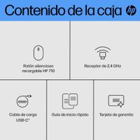 Miniatura 17 de RATON HP 710 SILENCIOSO RECARGABLE INALAMBRICO