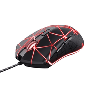 Miniatura 1 de MOUSE OPTICO TRUST GAMING GXT 133 LOCX ILUMINACION LED 800-4000ppp  DPI  6 BOTONES PROGRAMABLES 22