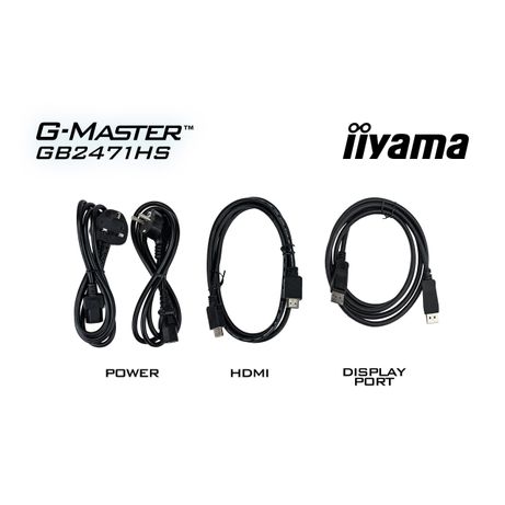 MONITOR IIYAMA GB2471HS-B1 23.8" Fast IPS 1920 x 1080 HDMI Altavoces - Imagen 13 de 13 MONITOR IIYAMA GB2471HS-B1 23.8" Fast IPS 1920 x 1080 HDMI Altavoces - Imagen 13 de 13