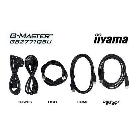 IIYAMA GB2771QSU-B1 27" Fast IPS Wide Quad HD HDMI Altavoces - Imagen 14 de 14 IIYAMA GB2771QSU-B1 27" Fast IPS Wide Quad HD HDMI Altavoces - Imagen 14 de 14