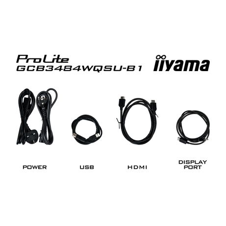 IIYAMA GCB3484WQSU-B1 G-MASTER 34" LED VA UltraWide Quad HD Altavoces - Imagen 10 de 10 IIYAMA GCB3484WQSU-B1 G-MASTER 34" LED VA UltraWide Quad HD Altavoces - Imagen 10 de 10