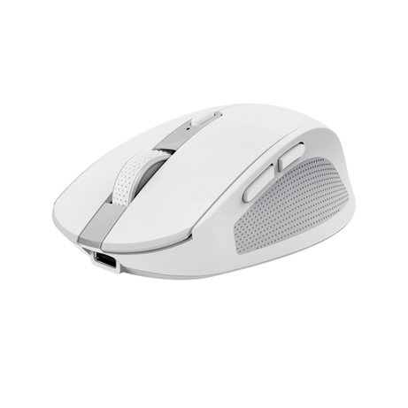 MOUSE TRUST WIRELESS Y BLUETOOTH OZAA 24933 BLANCO RECARGABLE- SENSOR OPTICO - 6 BOTONES - 800/1600/3200DPI - RECEPTOR USB-A/USB-C - Imagen 1 de 6 MOUSE TRUST WIRELESS Y BLUETOOTH OZAA 24933 BLANCO RECARGABLE- SENSOR OPTICO - 6 BOTONES - 800/1600/3200DPI - RECEPTOR USB-A/USB-C - Imagen 1 de 6