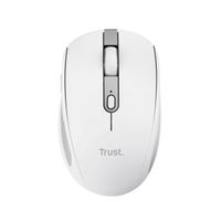 Miniatura 4 de MOUSE TRUST WIRELESS Y BLUETOOTH OZAA 24933 BLANCO RECARGABLE- SENSOR OPTICO - 6 BOTONES - 800/1600/3200DPI - RECEPTOR USB-A/USB-C