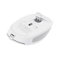 Miniatura 6 de MOUSE TRUST WIRELESS Y BLUETOOTH OZAA 24933 BLANCO RECARGABLE- SENSOR OPTICO - 6 BOTONES - 800/1600/3200DPI - RECEPTOR USB-A/USB-C