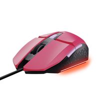 Miniatura 2 de MOUSE TRUST GAMING RGB GXT 109P FELOX  25066 COLOR ROSA ILUMINACION LED 6 BOTONES CABLE 150cm