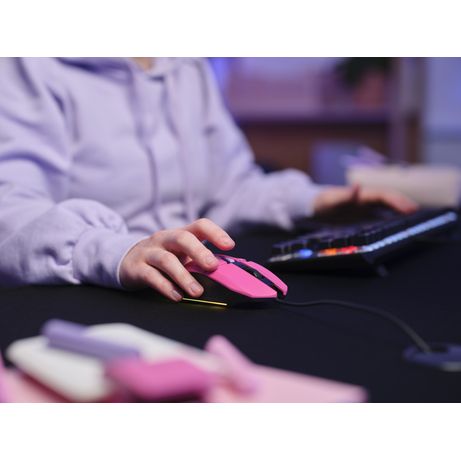 MOUSE TRUST GAMING RGB GXT 109P FELOX 25066 COLOR ROSA ILUMINACION LED 6 BOTONES CABLE 150cm - Imagen 8 de 10 MOUSE TRUST GAMING RGB GXT 109P FELOX 25066 COLOR ROSA ILUMINACION LED 6 BOTONES CABLE 150cm - Imagen 8 de 10