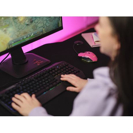 MOUSE TRUST GAMING RGB GXT 109P FELOX 25066 COLOR ROSA ILUMINACION LED 6 BOTONES CABLE 150cm - Imagen 9 de 10 MOUSE TRUST GAMING RGB GXT 109P FELOX 25066 COLOR ROSA ILUMINACION LED 6 BOTONES CABLE 150cm - Imagen 9 de 10