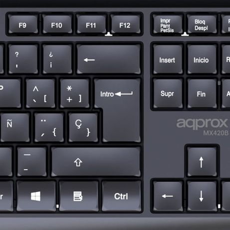 APPROX Teclado+raton inalamb X420B 1000DPI Negro - Imagen 6 de 6 APPROX Teclado+raton inalamb X420B 1000DPI Negro - Imagen 6 de 6