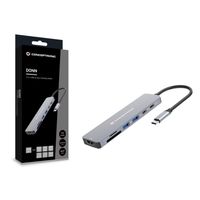 Miniatura 6 de DOCKING USB-C  7-IN-1 CONCEPTRONIC DONN28G 1xHDMI 4K 2xUSB-A 3.0 2xUSB-C PD 100W 1xSD 1xMicroSD