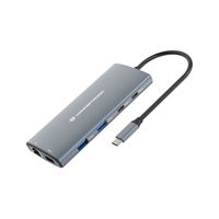Miniatura 2 de ADAPTADOR USB-C 9EN1 CONCEPTRONIC DONN06 HDMI USB-C PD USB 3.0 SD MICROSD RJ45