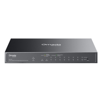 Miniatura 1 de SWITCH SEMIGESTIONABLE TP-LINK OMADA ES210GP 10P 9xLAN 1Gb 8xPoE+ 1x COMBO SFP RJ45 METAL