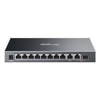 Miniatura 3 de SWITCH SEMIGESTIONABLE TP-LINK OMADA ES210GP 10P 9xLAN 1Gb 8xPoE+ 1x COMBO SFP RJ45 METAL