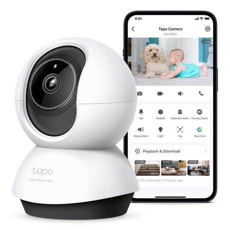 CAMARA IP INTERIOR WIFI TP-LINK TAPO TC74 3K 5MP V.NOCTURNA AUDIO BIDIRECCIONAL - Imagen 6 de 6 CAMARA IP INTERIOR WIFI TP-LINK TAPO TC74 3K 5MP V.NOCTURNA AUDIO BIDIRECCIONAL - Imagen 6 de 6