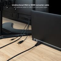 Miniatura 6 de Nanocable Conversor VGA+Audio a HDMI M-M 1,8 m