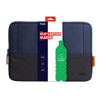 Miniatura 5 de FUNDA UNIVERSAL TRUST LISBOA 25123 SOFT SLEEVE COLOR NEGRO/AZUL - PARA TABLETS/PORTATILES HASTA 13.3"