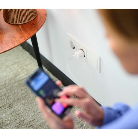 CARGADOR USB TRUST 25205 USB-C 20W COMPATIBLE PD Y PPS 3A COLOR BLANCO - Imagen 9 de 9 CARGADOR USB TRUST 25205 USB-C 20W COMPATIBLE PD Y PPS 3A COLOR BLANCO - Imagen 9 de 9