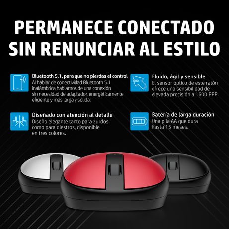 HP Raton 240 Plateado inalambrico - Imagen 11 de 11 HP Raton 240 Plateado inalambrico - Imagen 11 de 11