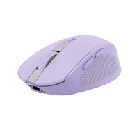 Miniatura 1 de MOUSE TRUST WIRELESS Y BLUETOOTH OZAA 25384 MORADO RECARGABLE- SENSOR OPTICO - 6 BOTONES - 800/1600/