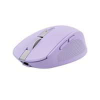 Miniatura 2 de MOUSE TRUST WIRELESS Y BLUETOOTH OZAA 25384 MORADO RECARGABLE- SENSOR OPTICO - 6 BOTONES - 800/1600/