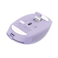 Miniatura 6 de MOUSE TRUST WIRELESS Y BLUETOOTH OZAA 25384 MORADO RECARGABLE- SENSOR OPTICO - 6 BOTONES - 800/1600/