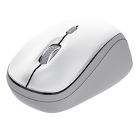 Miniatura 1 de MOUSE TRUST WIRELESS Y BLUETOOTH YVI+ BLANCO 1600DPI AJUSTABLE 3 BOTONES 3 DISPOSITIVOS