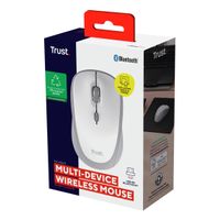 Miniatura 6 de MOUSE TRUST WIRELESS Y BLUETOOTH YVI+ BLANCO 1600DPI AJUSTABLE 3 BOTONES 3 DISPOSITIVOS