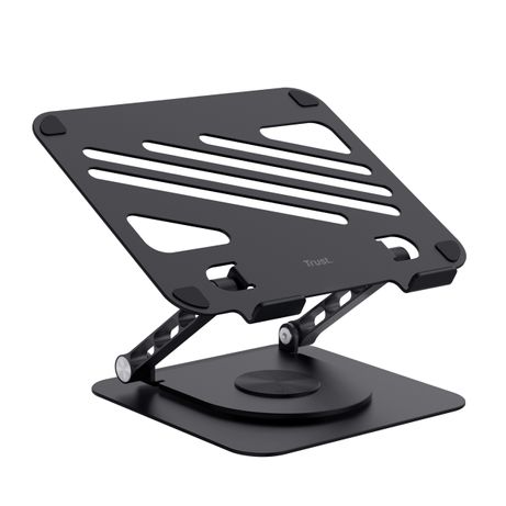 SOPORTE DE PORTATIL TRUST ZEFF METALICO COLOR NEGRO PLEGABLE GIRATORIO HASTA 16" 10Kg - Imagen 4 de 11 SOPORTE DE PORTATIL TRUST ZEFF METALICO COLOR NEGRO PLEGABLE GIRATORIO HASTA 16" 10Kg - Imagen 4 de 11