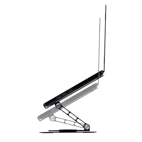 SOPORTE DE PORTATIL TRUST ZEFF METALICO COLOR NEGRO PLEGABLE GIRATORIO HASTA 16" 10Kg - Imagen 7 de 11 SOPORTE DE PORTATIL TRUST ZEFF METALICO COLOR NEGRO PLEGABLE GIRATORIO HASTA 16" 10Kg - Imagen 7 de 11