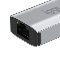Miniatura 3 de iggual Adaptador tipo C a RJ45 Gigabit 1000Mbps