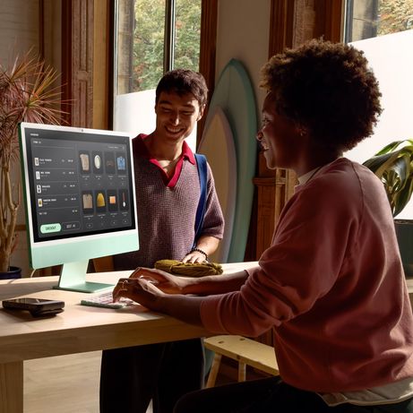 24-inch iMac with Retina 4.5K display: Apple M4 chip with 10-core CPU and 10-core GPU 24GB 512GB SSD - Silver - Imagen 9 de 10 24-inch iMac with Retina 4.5K display: Apple M4 chip with 10-core CPU and 10-core GPU 24GB 512GB SSD - Silver - Imagen 9 de 10