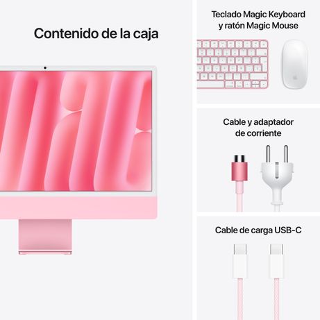 24-inch iMac with Retina 4.5K display: Apple M4 chip with 10-core CPU and 10-core GPU 24GB 512GB SSD - Silver - Imagen 10 de 10 24-inch iMac with Retina 4.5K display: Apple M4 chip with 10-core CPU and 10-core GPU 24GB 512GB SSD - Silver - Imagen 10 de 10