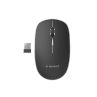 Miniatura 1 de GEMBIRD RATON OPTICO INALAMBRICO SILENCIOSO, NEGRO