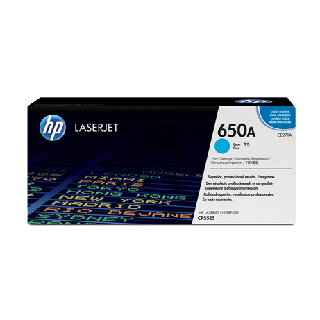 TONER HP CYAN 650A - Imagen 1 de 8 TONER HP CYAN 650A - Imagen 1 de 8