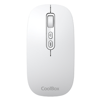 Miniatura 1 de RATON COOLBOX W02-IA 1.600DPI INALAMBRICO BLANCO